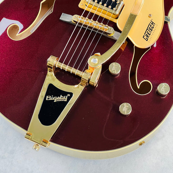 Gretsch G5420TG Electromatic 135th Anniversary LTD 2018 - Two Tone Dark Cherry Metallic & Casino Gold - 5