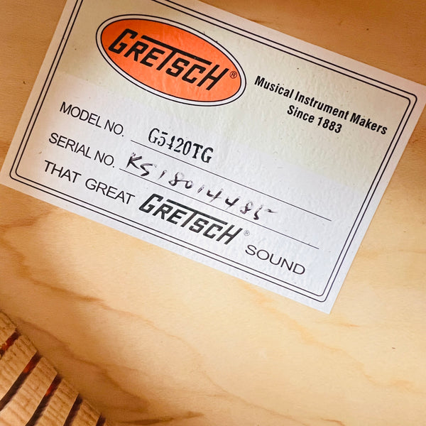 Gretsch G5420TG Electromatic 135th Anniversary LTD 2018 - Two Tone Dark Cherry Metallic & Casino Gold - 8