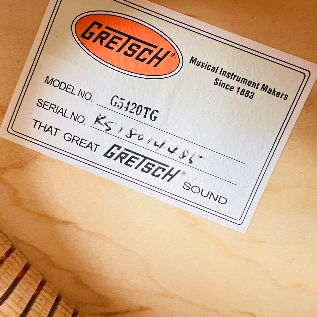 Gretsch G5420TG Electromatic 135th Anniversary LTD 2018 - Two Tone Dark Cherry Metallic & Casino Gold - 8
