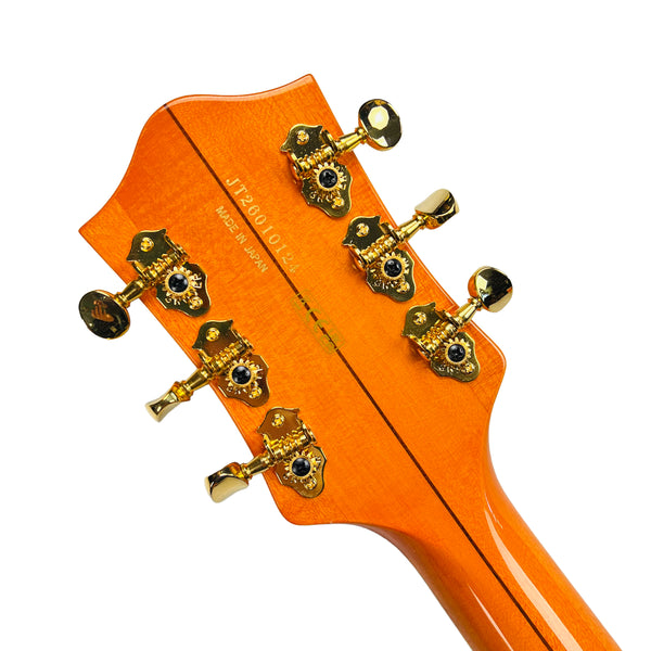 Gretsch G6120T-55 Vintage Select Edition '55 Chet Atkins Hollow Body with Bigsby - Western Orange Stain Lacquer - 14