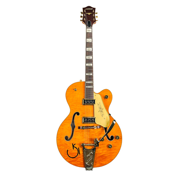 Gretsch G6120T-55 Vintage Select Edition '55 Chet Atkins Hollow Body with Bigsby - Western Orange Stain Lacquer - 2