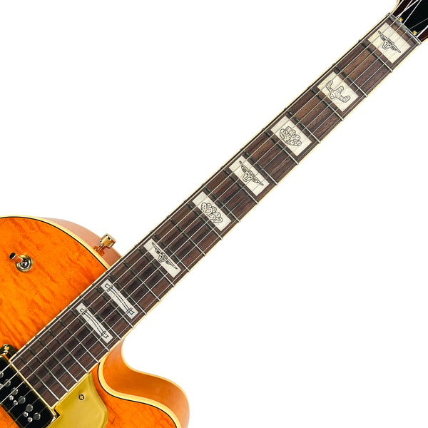 Gretsch G6120T-55 Vintage Select Edition '55 Chet Atkins Hollow Body with Bigsby - Western Orange Stain Lacquer - 7