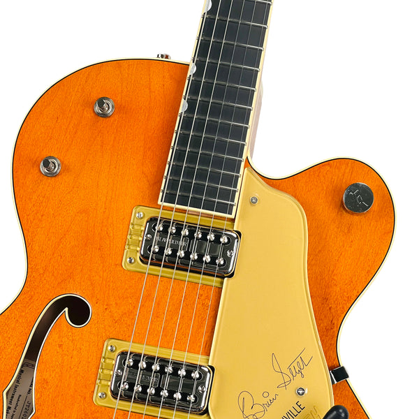 Gretsch G6120T-BSSMK Brian Setzer Signature Nashville Hollow Body '59 "Smoke" with Bigsby - Smoke Orange - 3