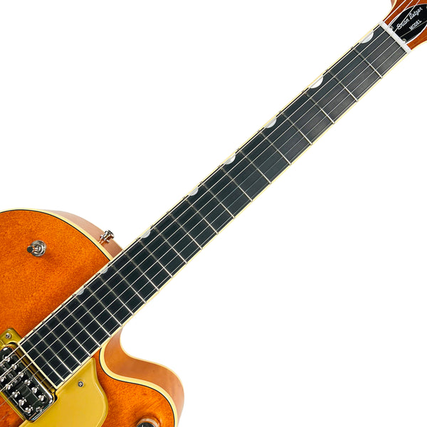 Gretsch G6120T-BSSMK Brian Setzer Signature Nashville Hollow Body '59 "Smoke" with Bigsby - Smoke Orange - 7