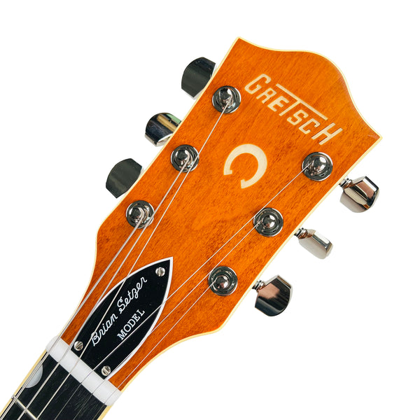 Gretsch G6120T-BSSMK Brian Setzer Signature Nashville Hollow Body '59 "Smoke" with Bigsby - Smoke Orange - 8