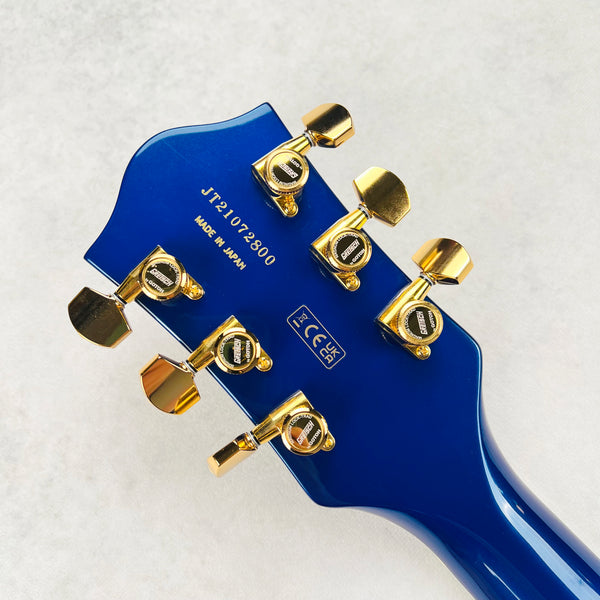 Gretsch G6120TG Players Edition Nashville with Bigsby 2021 - Azure Metallic - 14