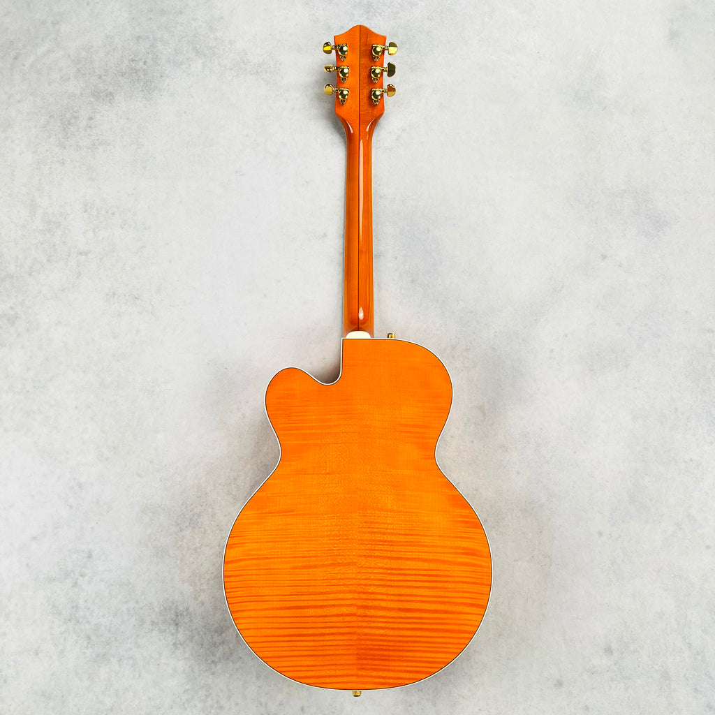 Gretsch G6120TM Chet Atkins Nashville Hollow Body Tiger Maple 2009 - Orange Stain - 13