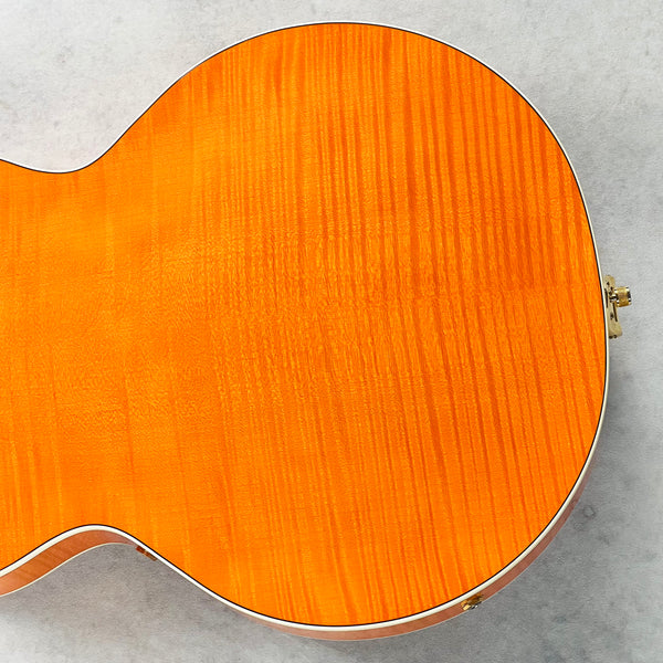 Gretsch G6120TM Chet Atkins Nashville Hollow Body Tiger Maple 2009 - Orange Stain - 14