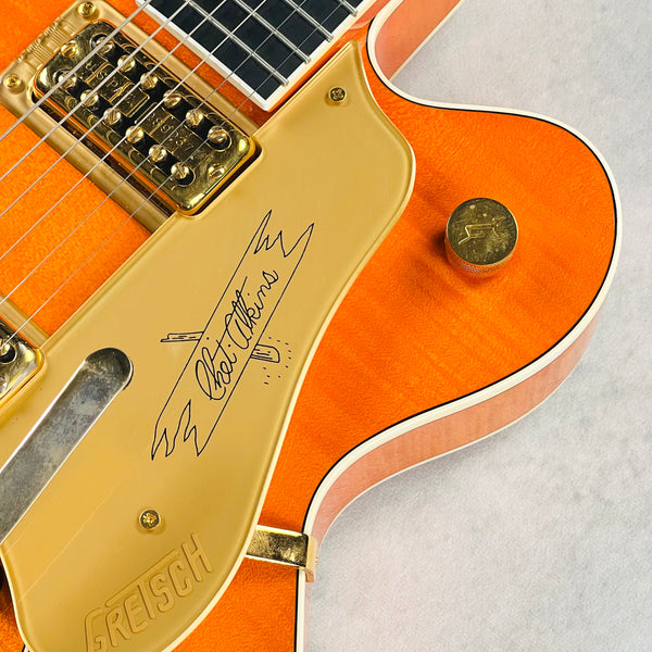 Gretsch G6120TM Chet Atkins Nashville Hollow Body Tiger Maple 2009 - Orange Stain - 6