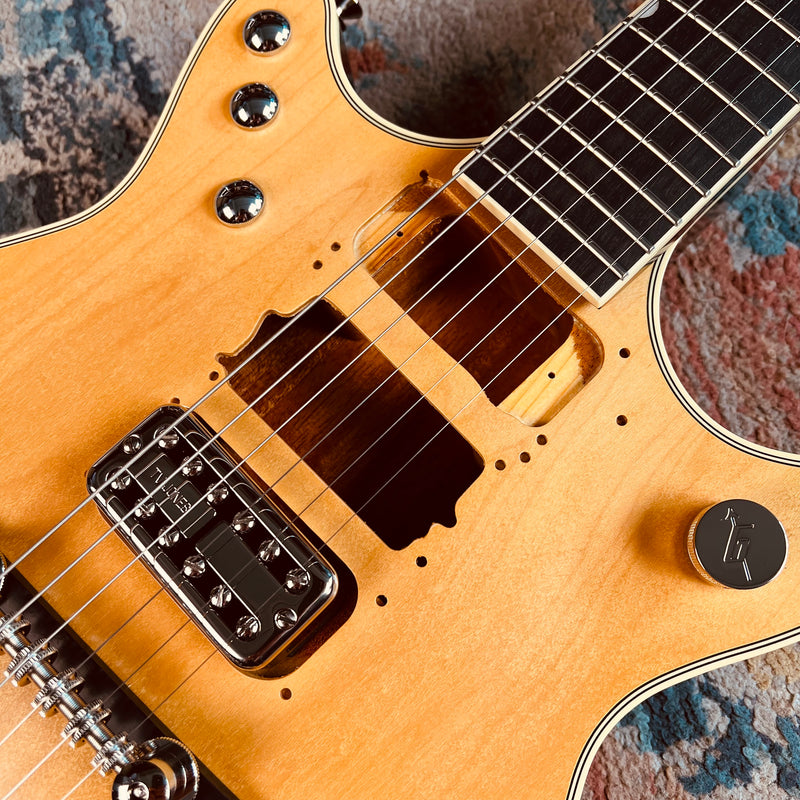 Gretsch G6131-MY Malcolm Young Signature Jet - Natural - Lifestyle Pickup Cavities