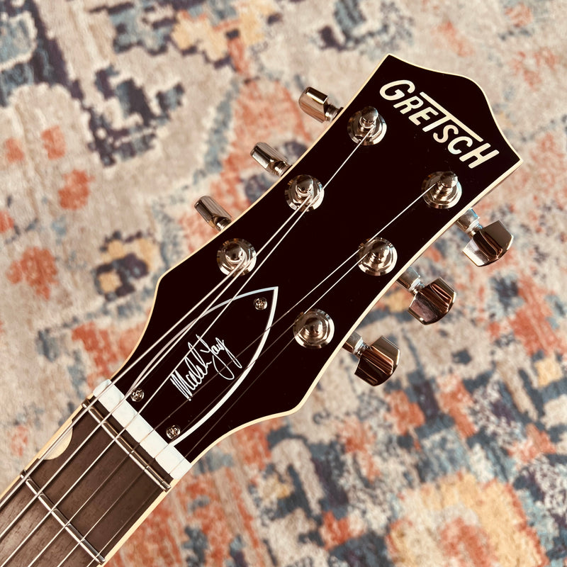 Gretsch G6131-MY Malcolm Young Signature Jet - Natural - Lifestyle Headstock