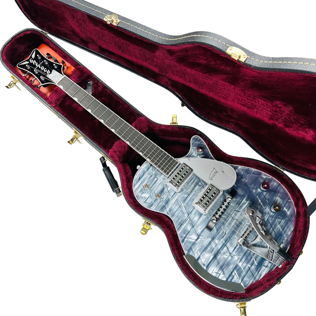Gretsch G6134T-58 Limited Edition Penguin String-Thru Bigsby - Light Blue Pearl - 18