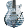 Gretsch G6134T-58 Limited Edition Penguin String-Thru Bigsby - Light Blue Pearl - 1