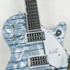 Gretsch G6134T-58 Limited Edition Penguin String-Thru Bigsby - Light Blue Pearl - 3