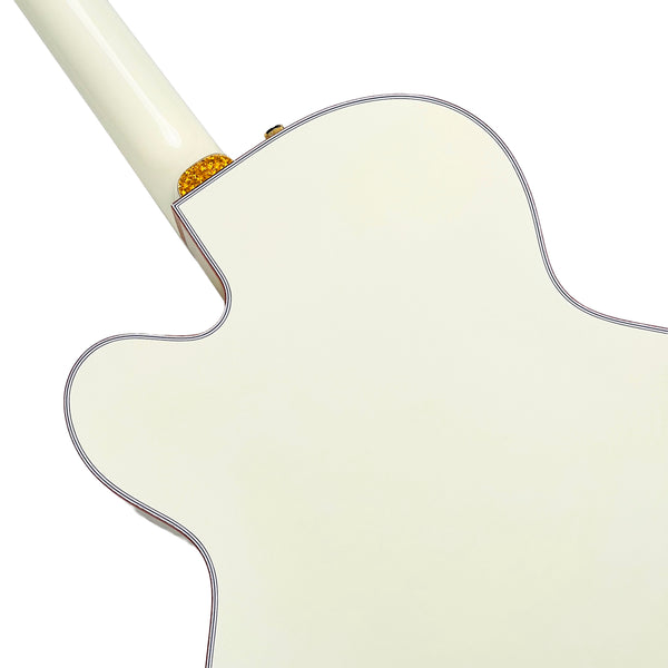 Gretsch G6136-55 Vintage Select Edition '55 Falcon Hollow Body with Cadillac Tailpiece - White Lacquer - 12