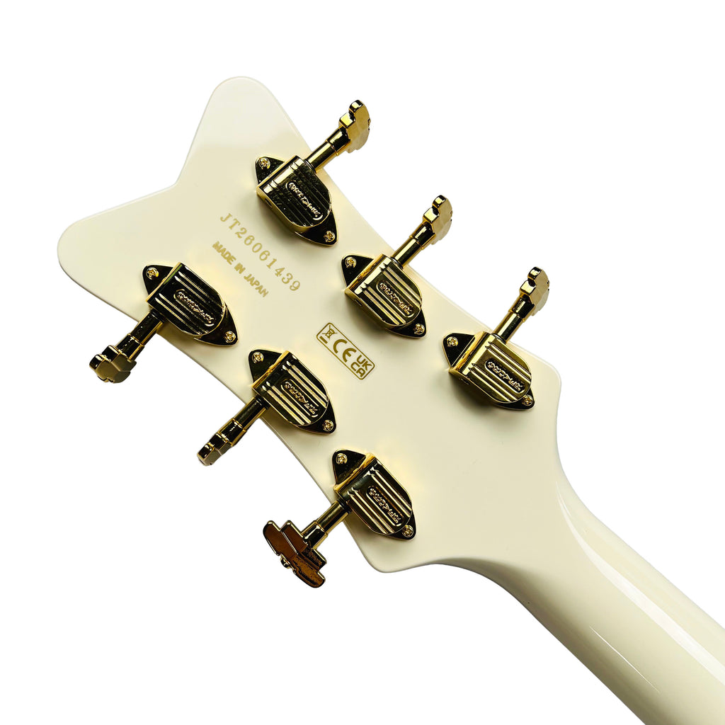 Gretsch G6136-55 Vintage Select Edition '55 Falcon Hollow Body with Cadillac Tailpiece - White Lacquer - 14