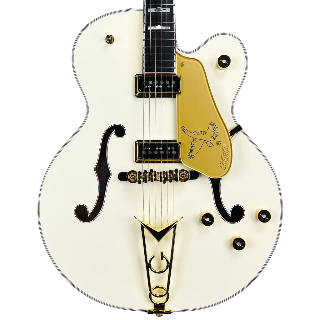 Gretsch G6136-55 Vintage Select Edition '55 Falcon Hollow Body with Cadillac Tailpiece - White Lacquer - 1
