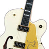 Gretsch G6136-55 Vintage Select Edition '55 Falcon Hollow Body with Cadillac Tailpiece - White Lacquer - 3