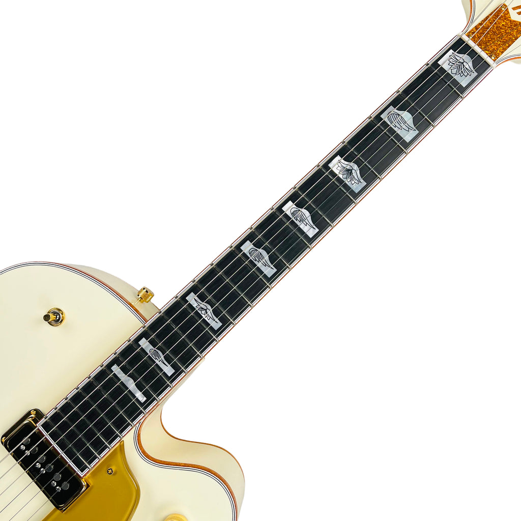 Gretsch G6136-55 Vintage Select Edition '55 Falcon Hollow Body with Cadillac Tailpiece - White Lacquer - 7