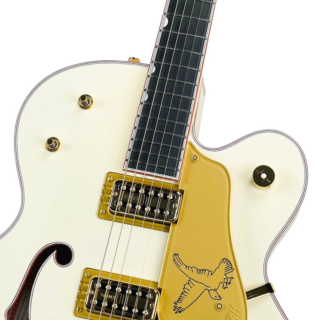 Gretsch G6136T-59 Vintage Select Edition '59 Falcon Hollow Body with Bigsby - White Lacquer - 3