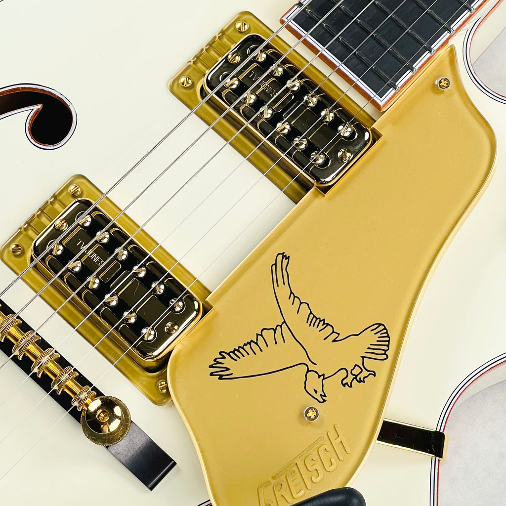 Gretsch G6136T-59 Vintage Select Edition '59 Falcon Hollow Body with Bigsby - White Lacquer - 6