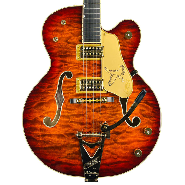 Gretsch G6136TGQM-59 Limited Edition Quilt Classic Falcon with Bigsby - Forge Glow - 1