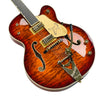 Gretsch G6136TGQM-59 Limited Edition Quilt Classic Falcon with Bigsby - Forge Glow - 3