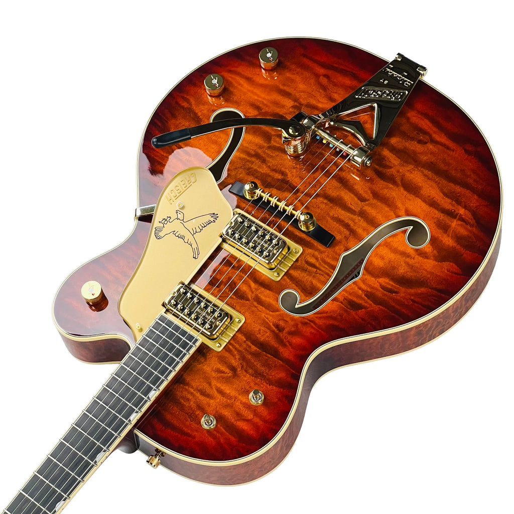 Gretsch G6136TGQM-59 Limited Edition Quilt Classic Falcon with Bigsby - Forge Glow - 4