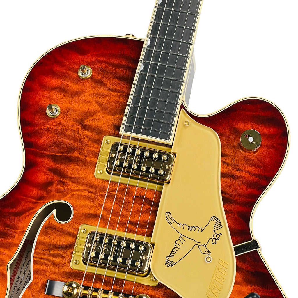 Gretsch G6136TGQM-59 Limited Edition Quilt Classic Falcon with Bigsby - Forge Glow - 5