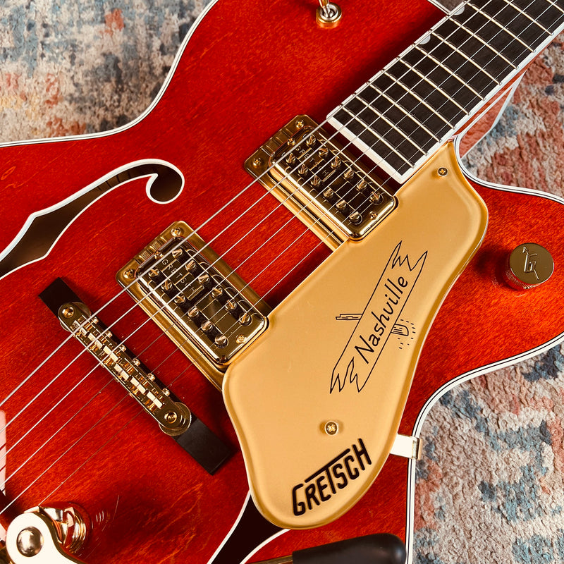 Gretsch Nashville Hollow Body with String-Thru Bigsby and Gold Hardware - Orange Stain - Lifestyle Pickups