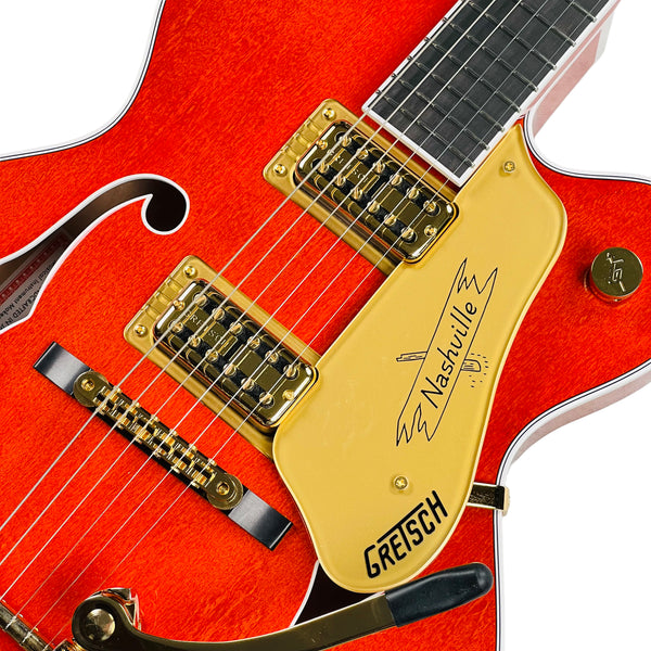 Gretsch Nashville Hollow Body with String-Thru Bigsby and Gold Hardware - Orange Stain - 6