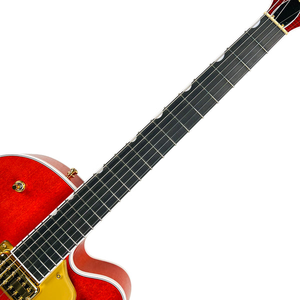 Gretsch Nashville Hollow Body with String-Thru Bigsby and Gold Hardware - Orange Stain - 7