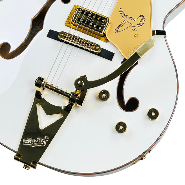 Gretsch Synchromatic Falcon Hollow Body Single-Cut Bigsby Snowcrest White - 5