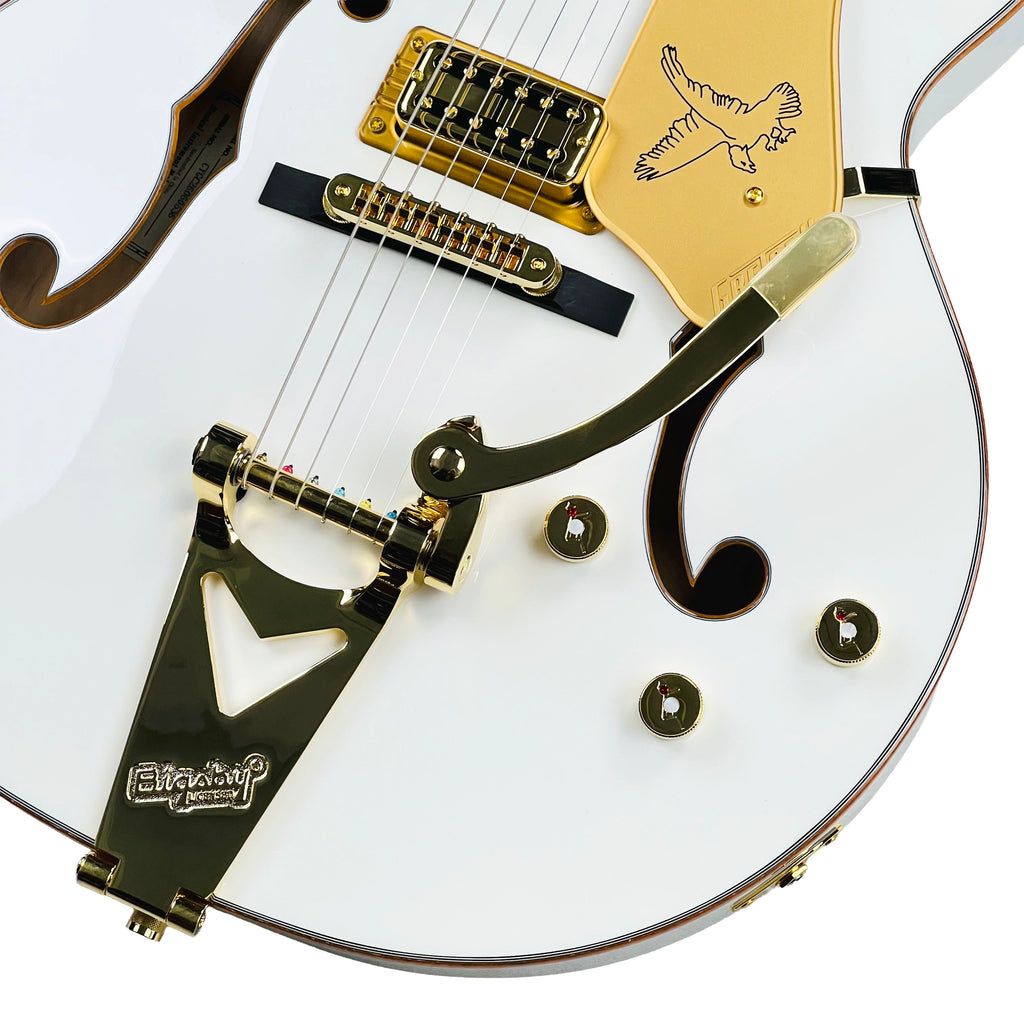 Gretsch Synchromatic Falcon Hollow Body Single-Cut Bigsby Snowcrest White - 5