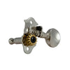 Grover 3x3 Sta-Tite Tuning Pegs Set Round Button - Nickel - 2