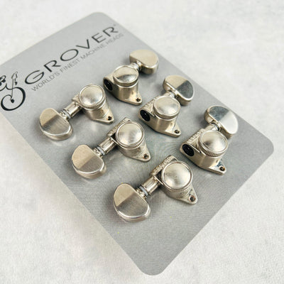 Grover Rotomatic Locking Tuning Machine Set 3x3 Aged - Nickel | Tone Wolf