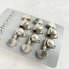 Grover Rotomatic Locking Tuning Machine Set 3x3 Aged - Nickel - 3