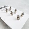 Grover Rotomatic Locking Tuning Machine Set 3x3 Aged - Nickel - 5