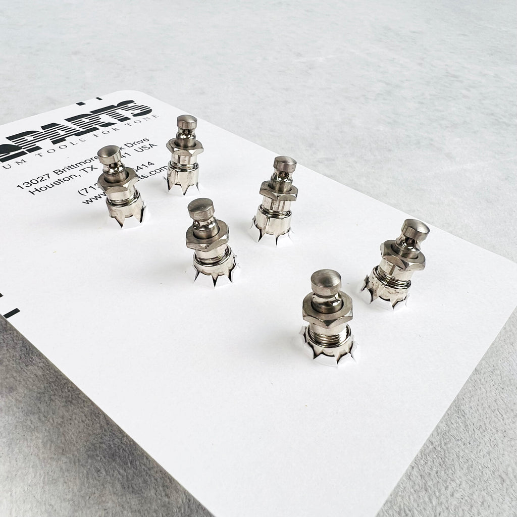 Grover Rotomatic Locking Tuning Machine Set 3x3 Aged - Nickel - 5