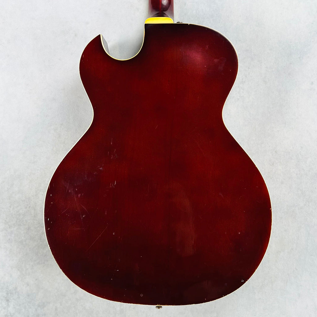 1961 Guild CE-100 DP Hollow Body Vintage Electric Guitar - Sunburst - 12
