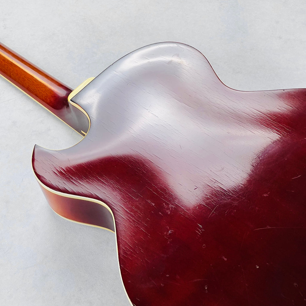 1961 Guild CE-100 DP Hollow Body Vintage Electric Guitar - Sunburst - 16