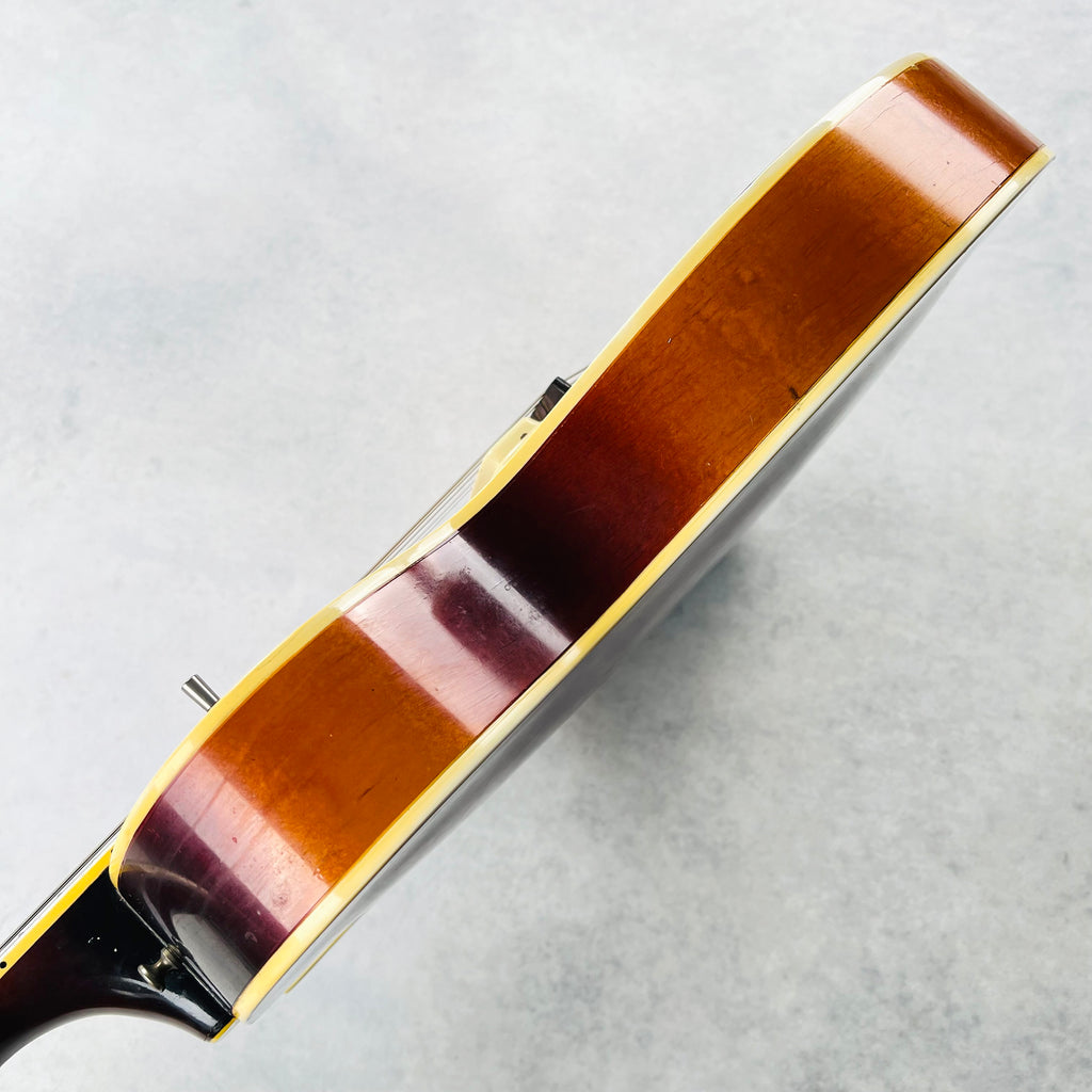 1961 Guild CE-100 DP Hollow Body Vintage Electric Guitar - Sunburst - 19