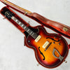 1961 Guild CE-100 DP Hollow Body Vintage Electric Guitar - Sunburst - 23