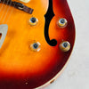 1961 Guild CE-100 DP Hollow Body Vintage Electric Guitar - Sunburst - 6