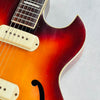 1961 Guild CE-100 DP Hollow Body Vintage Electric Guitar - Sunburst - 7