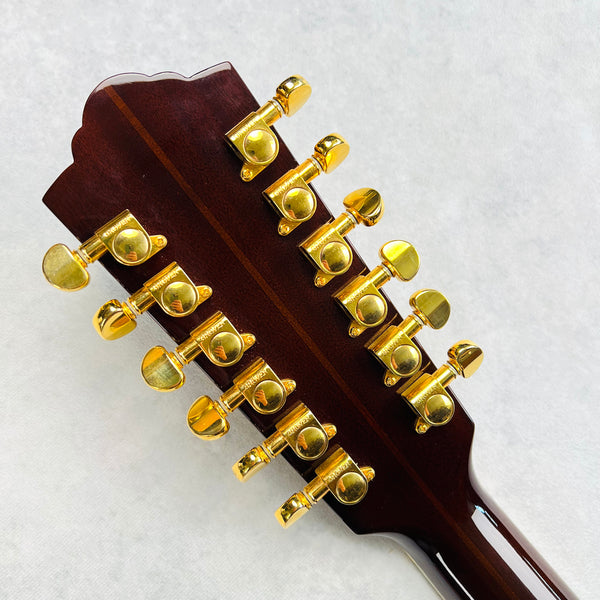 Guild F-412 12-String Jumbo Acoustic Guitar 2005 - Sunburst - 17