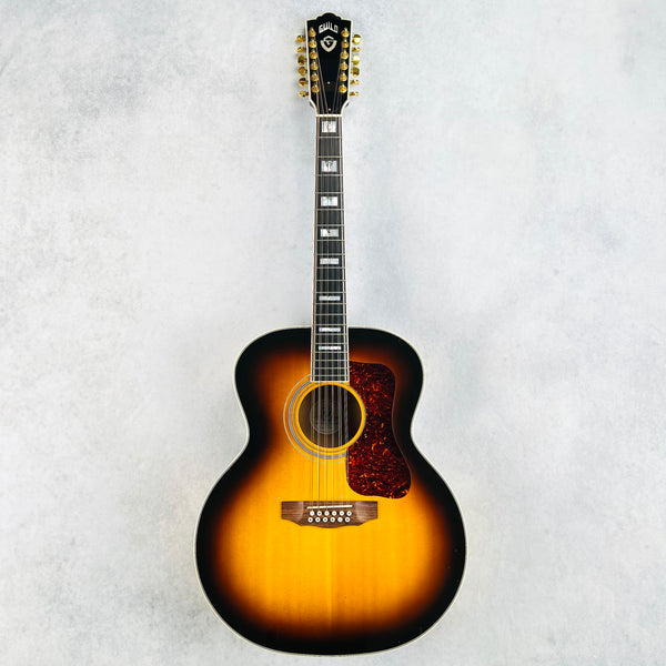 Guild F-412 12-String Jumbo Acoustic Guitar 2005 - Sunburst - 2