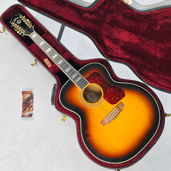 Guild F-412 12-String Jumbo Acoustic Guitar 2005 - Sunburst - 22