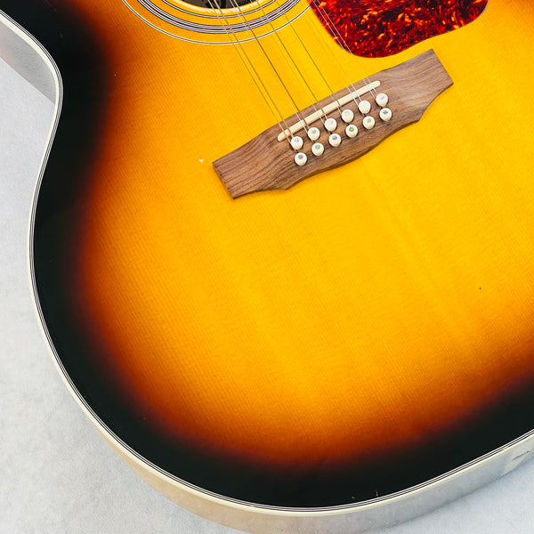 Guild F-412 12-String Jumbo Acoustic Guitar 2005 - Sunburst - 4
