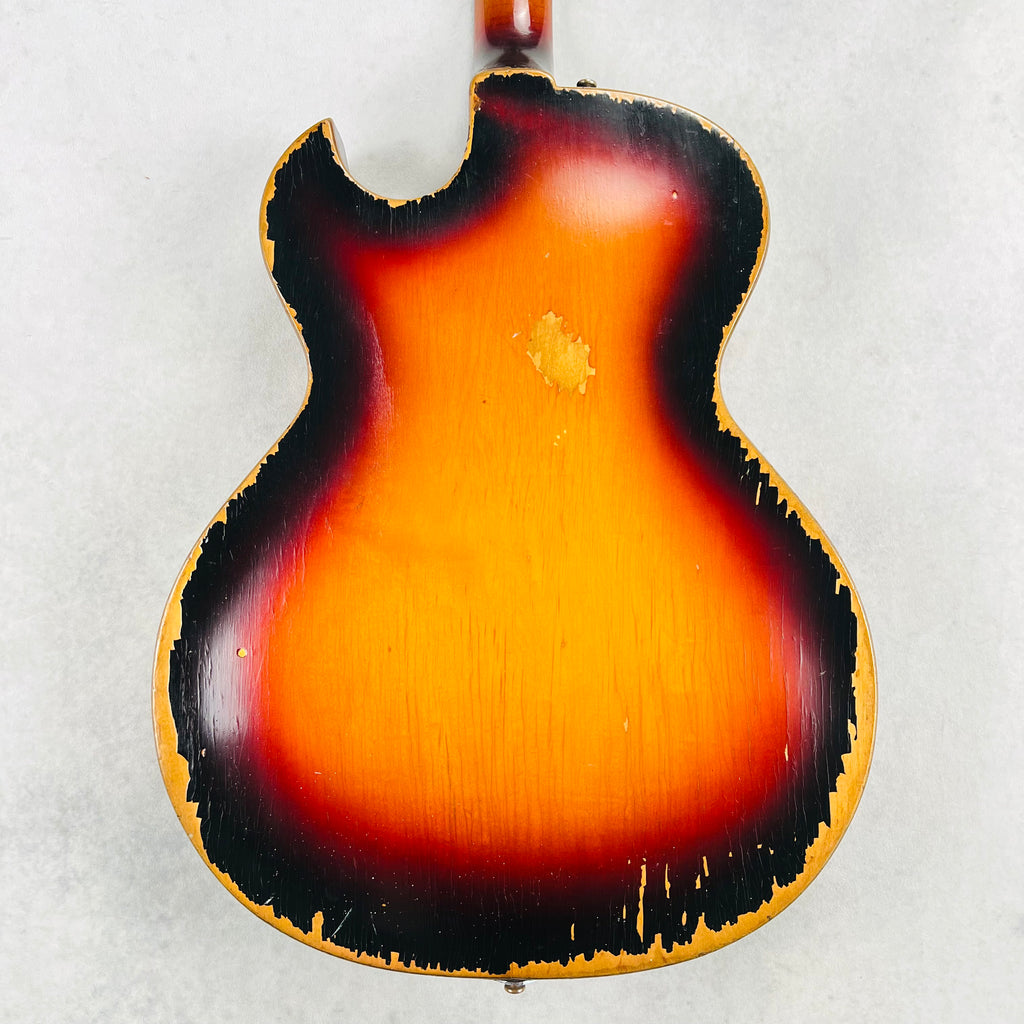 Guild T-100 Hollow Body 1967 - Sunburst - 12